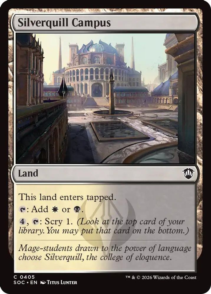 Silverquill Campus · 405 · Commander: Secrets of Strixhaven · Non-foil