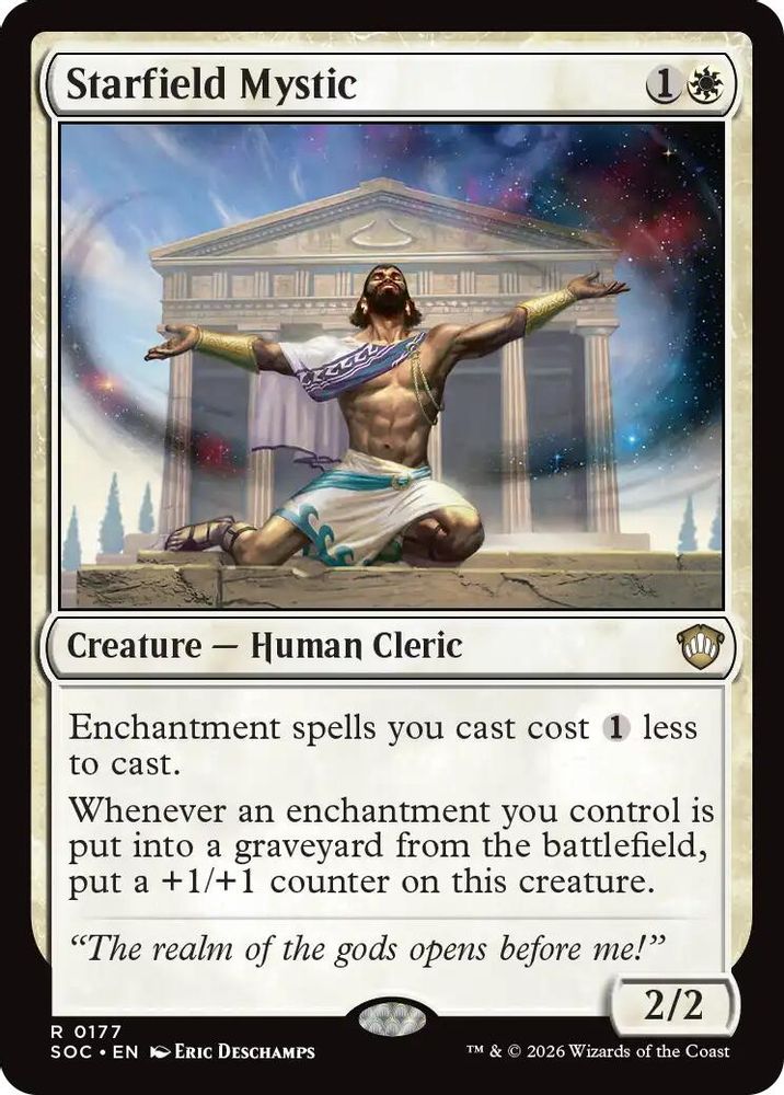 Starfield Mystic · 177 · Commander: Secrets of Strixhaven · Non-foil