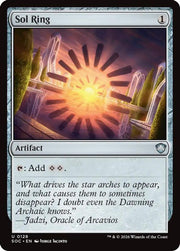 Sol Ring · 128 · Commander: Secrets of Strixhaven · Non-foil