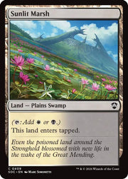 Sunlit Marsh · 409 · Commander: Secrets of Strixhaven · Non-foil