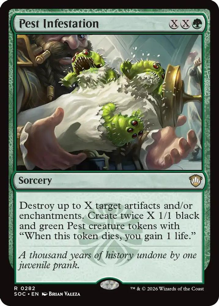 Pest Infestation · 282 · Commander: Secrets of Strixhaven · Non-foil