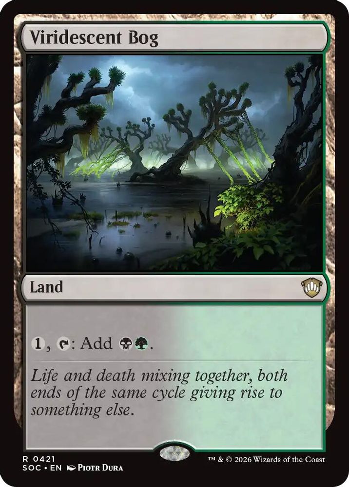 Viridescent Bog · 421 · Commander: Secrets of Strixhaven · Non-foil