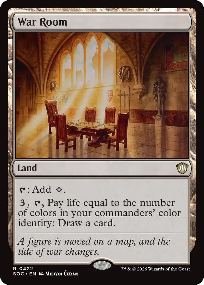 War Room · 422 · Commander: Secrets of Strixhaven · Non-foil