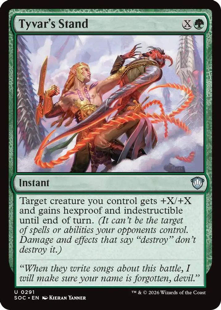Tyvar's Stand · 291 · Commander: Secrets of Strixhaven · Non-foil