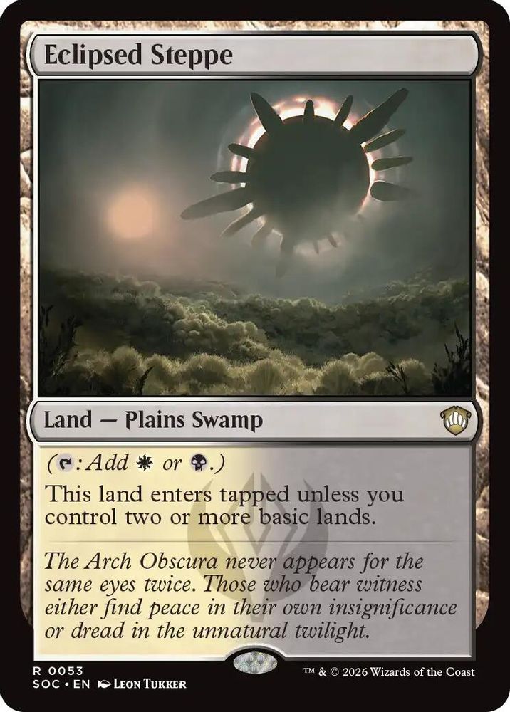 Eclipsed Steppe · 53 · Commander: Secrets of Strixhaven · Non-foil