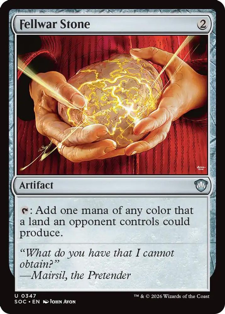 Fellwar Stone · 347 · Commander: Secrets of Strixhaven · Non-foil