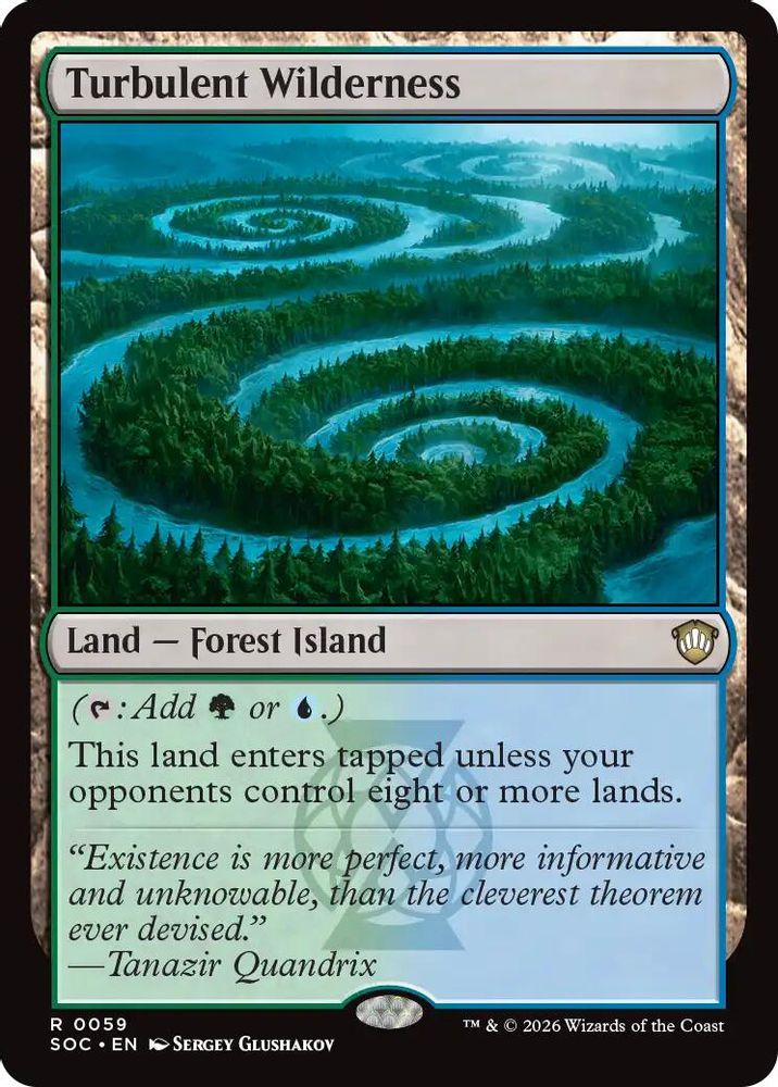 Turbulent Wilderness · 59 · Commander: Secrets of Strixhaven · Non-foil