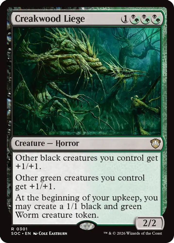 Creakwood Liege · 301 · Commander: Secrets of Strixhaven · Non-foil