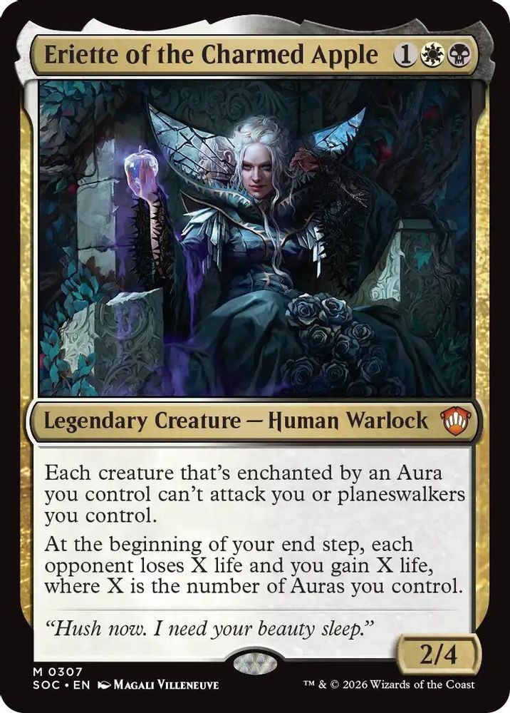 Eriette of the Charmed Apple · 307 · Commander: Secrets of Strixhaven · Non-foil