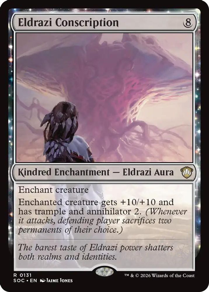 Eldrazi Conscription · 131 · Commander: Secrets of Strixhaven · Non-foil