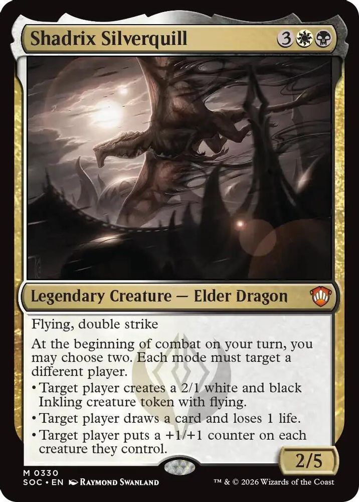Shadrix Silverquill · 330 · Commander: Secrets of Strixhaven · Non-foil