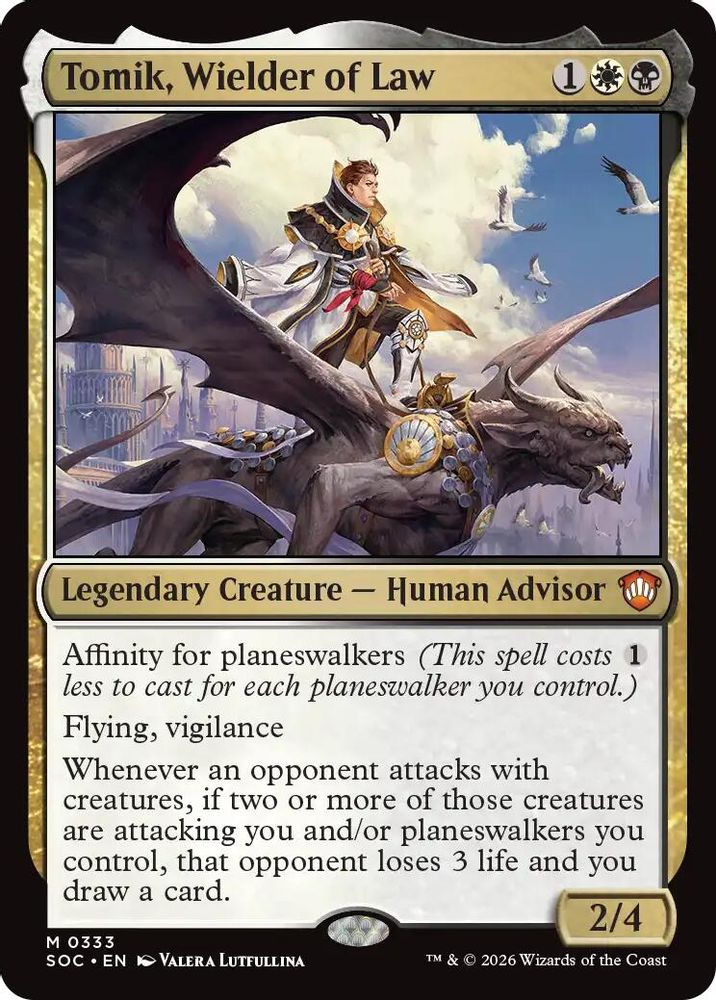 Tomik, Wielder of Law · 333 · Commander: Secrets of Strixhaven · Non-foil