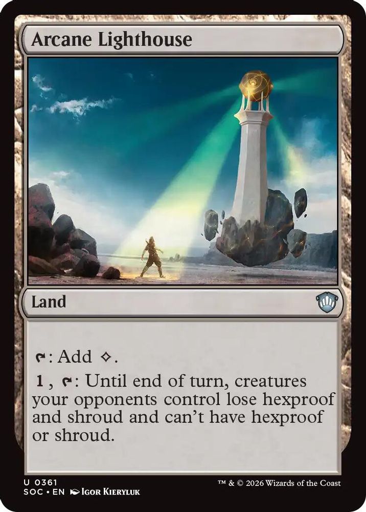 Arcane Lighthouse · 361 · Commander: Secrets of Strixhaven · Non-foil