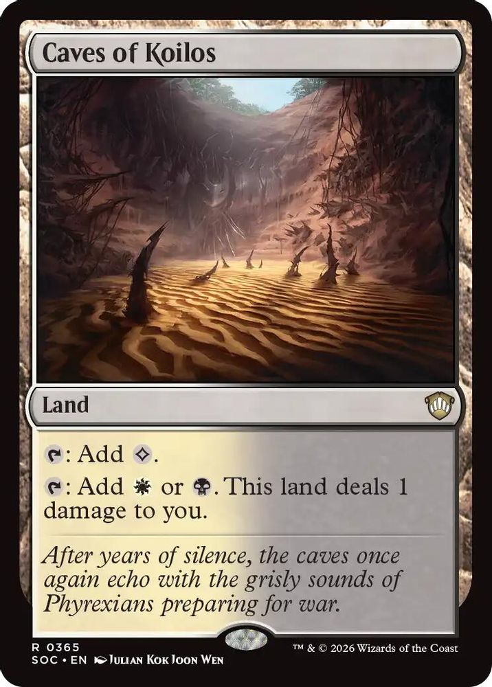 Caves of Koilos · 365 · Commander: Secrets of Strixhaven · Non-foil
