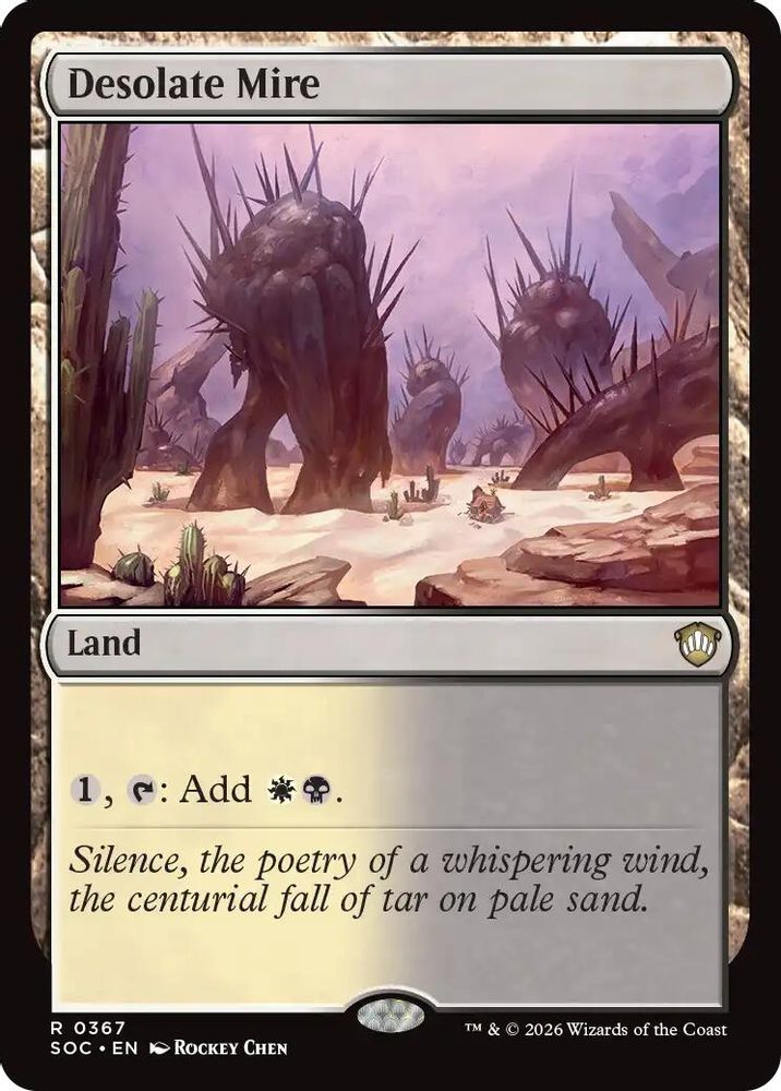 Desolate Mire · 367 · Commander: Secrets of Strixhaven · Non-foil