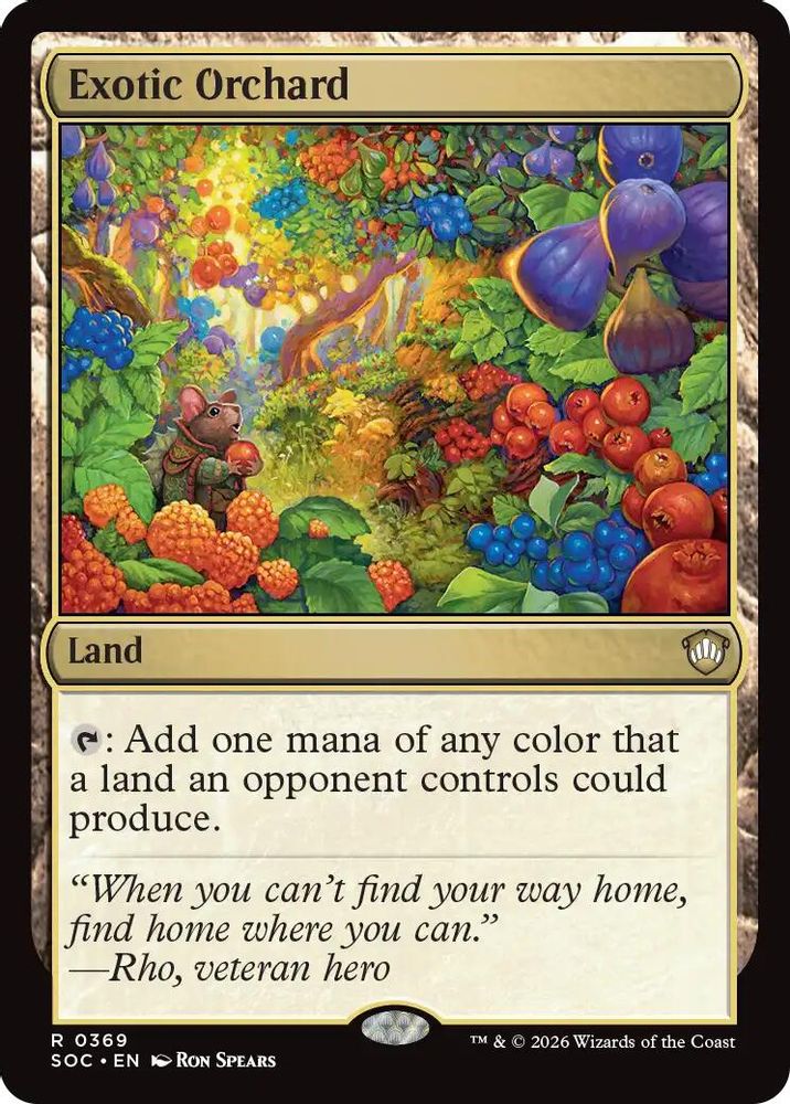 Exotic Orchard · 369 · Commander: Secrets of Strixhaven · Non-foil