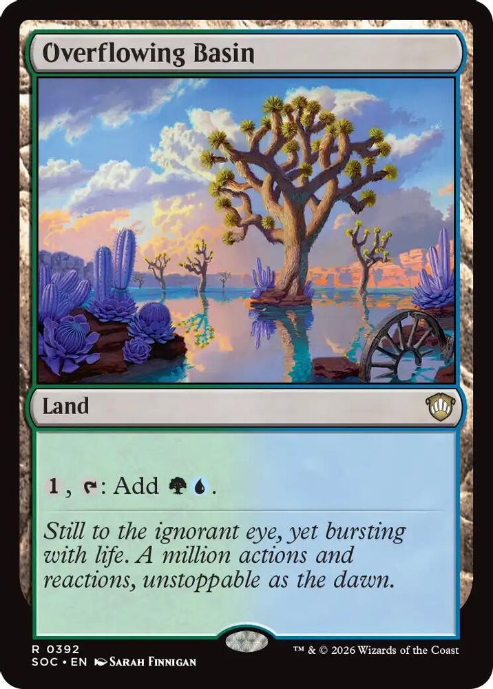 Overflowing Basin · 392 · Commander: Secrets of Strixhaven · Non-foil