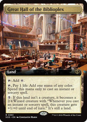 Great Hall of the Biblioplex (Extended Art) · 361 · Secrets of Strixhaven · Non-foil