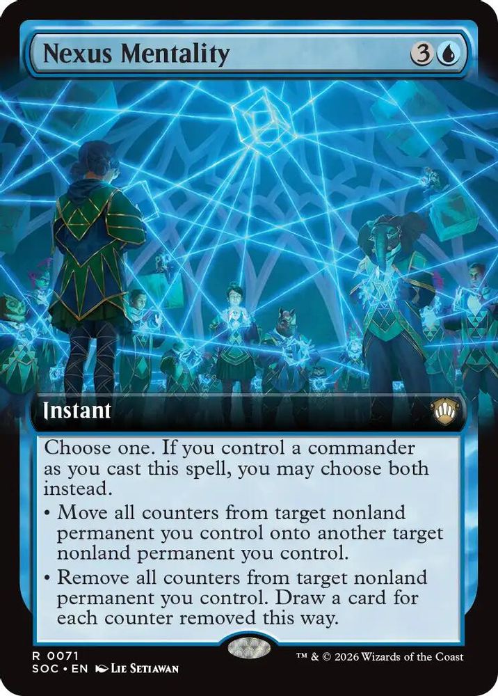Nexus Mentality (Extended Art) · 71 · Commander: Secrets of Strixhaven · Non-foil
