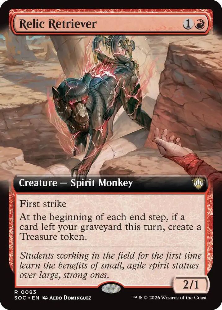 Relic Retriever (Extended Art) · 83 · Commander: Secrets of Strixhaven · Non-foil