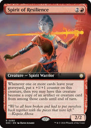 Spirit of Resilience (Extended Art) · 85 · Commander: Secrets of Strixhaven · Non-foil