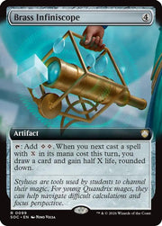 Brass Infiniscope (Extended Art) · 99 · Commander: Secrets of Strixhaven · Non-foil