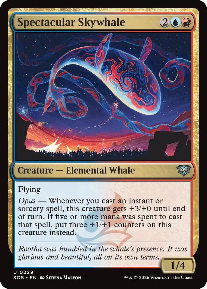Spectacular Skywhale · 229 · Secrets of Strixhaven · Foil