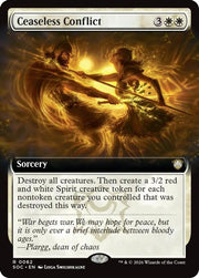 Ceaseless Conflict (Extended Art) · 62 · Commander: Secrets of Strixhaven · Non-foil