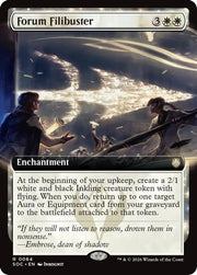Forum Filibuster (Extended Art) · 64 · Commander: Secrets of Strixhaven · Non-foil