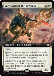 Vanguard of the Restless (Extended Art) · 66 · Commander: Secrets of Strixhaven · Non-foil