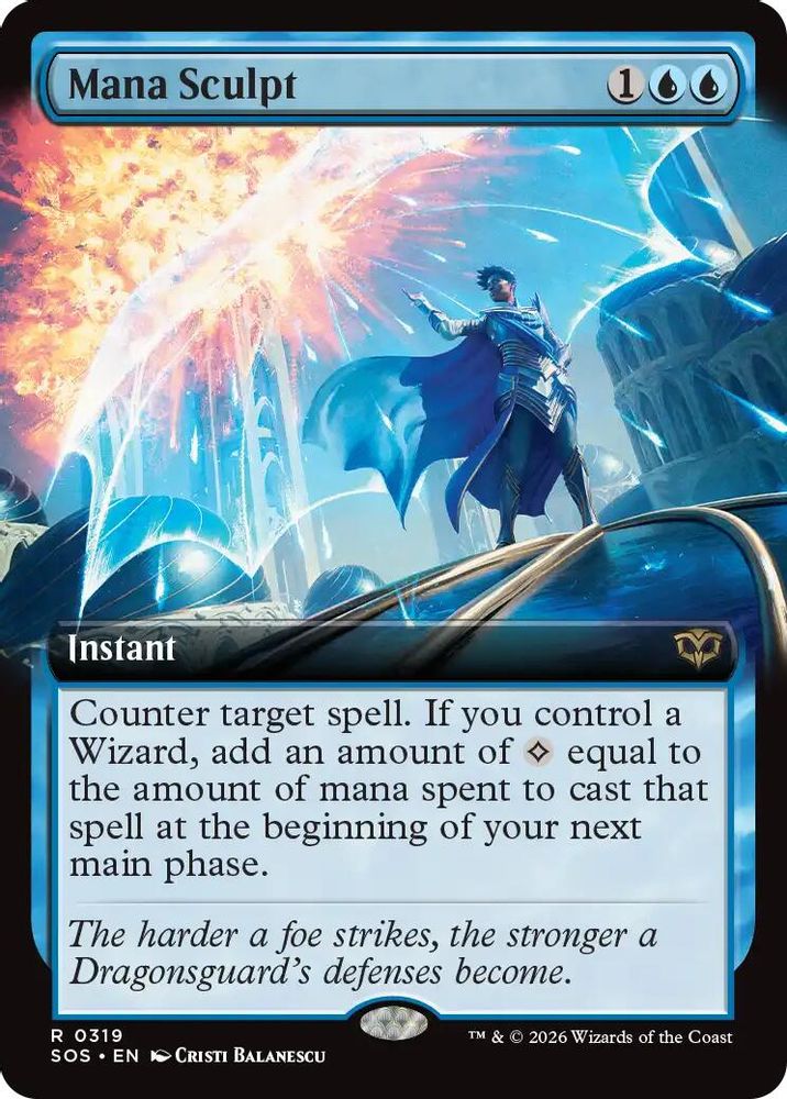 Mana Sculpt (Extended Art) · 319 · Secrets of Strixhaven · Foil