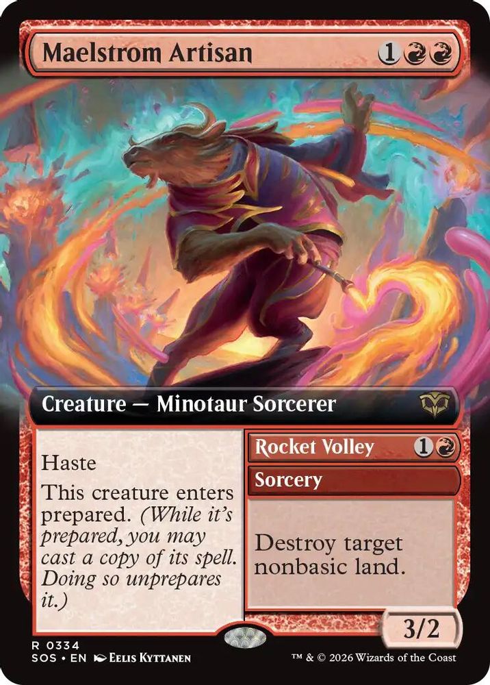 Maelstrom Artisan (Extended Art) · 334 · Secrets of Strixhaven · Non-foil