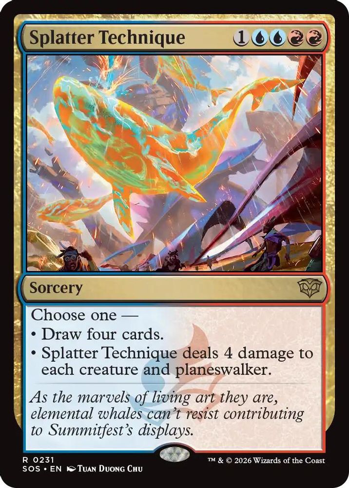Splatter Technique · 231 · Secrets of Strixhaven · Foil