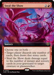 Steal the Show (Extended Art) · 336 · Secrets of Strixhaven · Foil