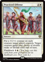 Practiced Offense · 25 · Secrets of Strixhaven · Foil