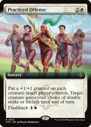 Practiced Offense (Extended Art) · 313 · Secrets of Strixhaven · Non-foil