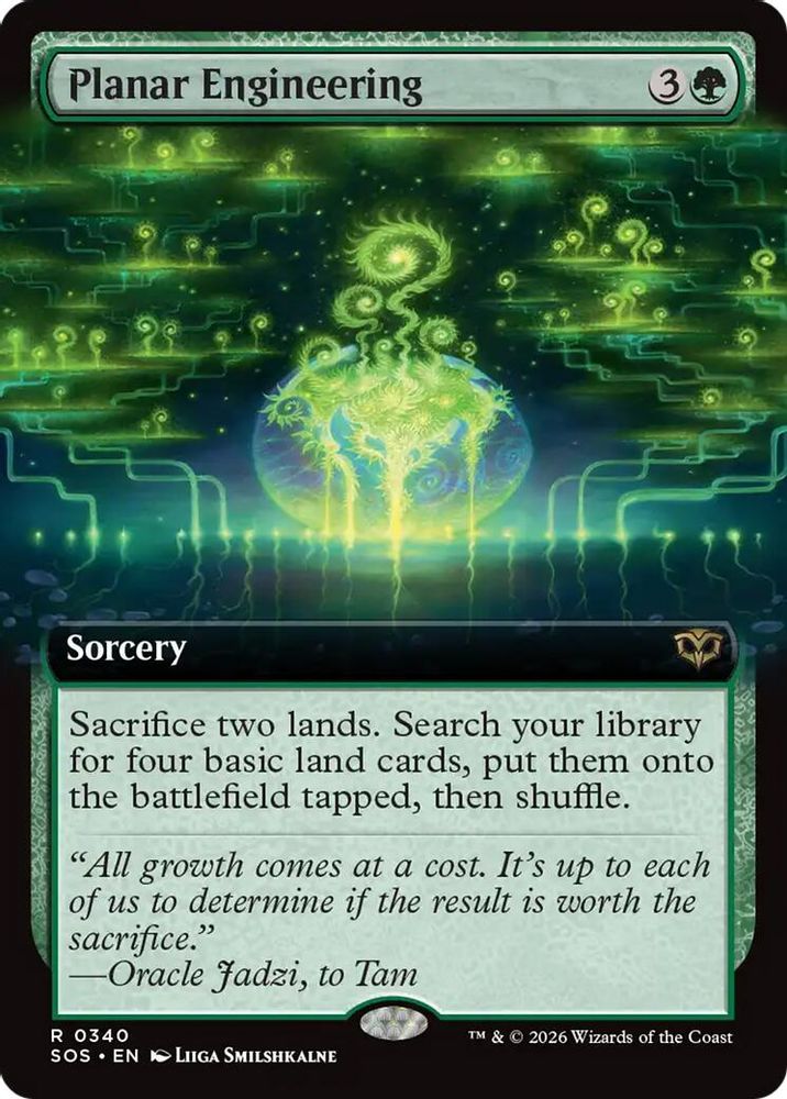 Planar Engineering (Extended Art) · 340 · Secrets of Strixhaven · Foil