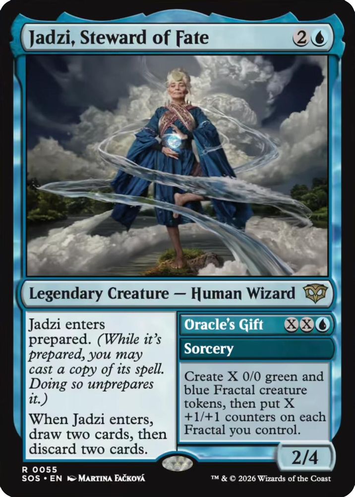 Jadzi, Steward of Fate · 55 · Secrets of Strixhaven · Foil