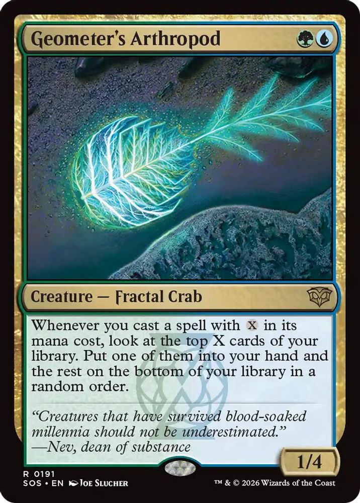 Geometer's Arthropod · 191 · Secrets of Strixhaven · Foil
