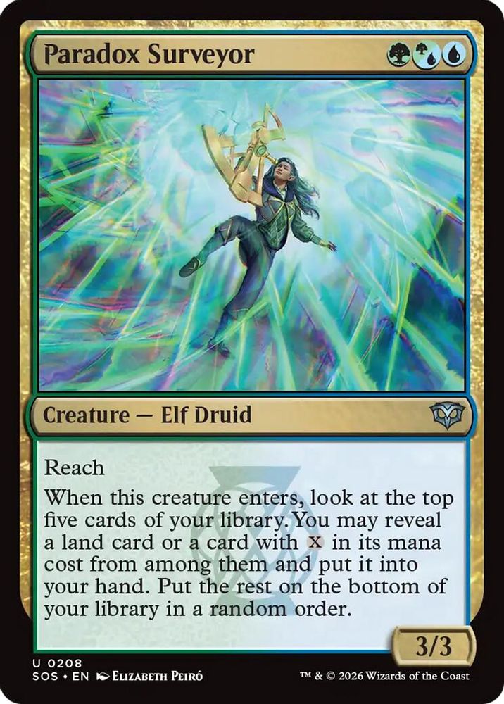 Paradox Surveyor · 208 · Secrets of Strixhaven · Foil