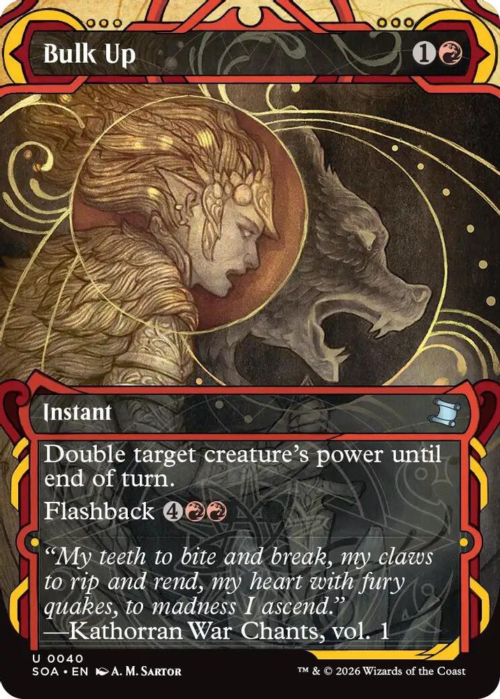 Bulk Up · 40 · Secrets of Strixhaven: Mystical Archive · Foil