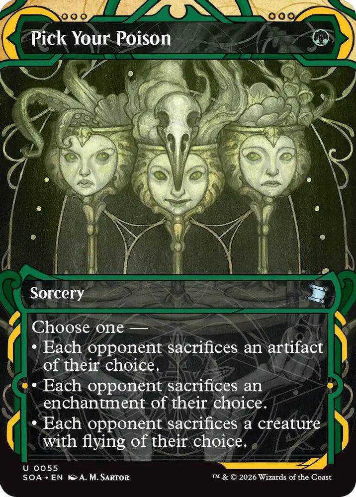 Pick Your Poison · 55 · Secrets of Strixhaven: Mystical Archive · Foil