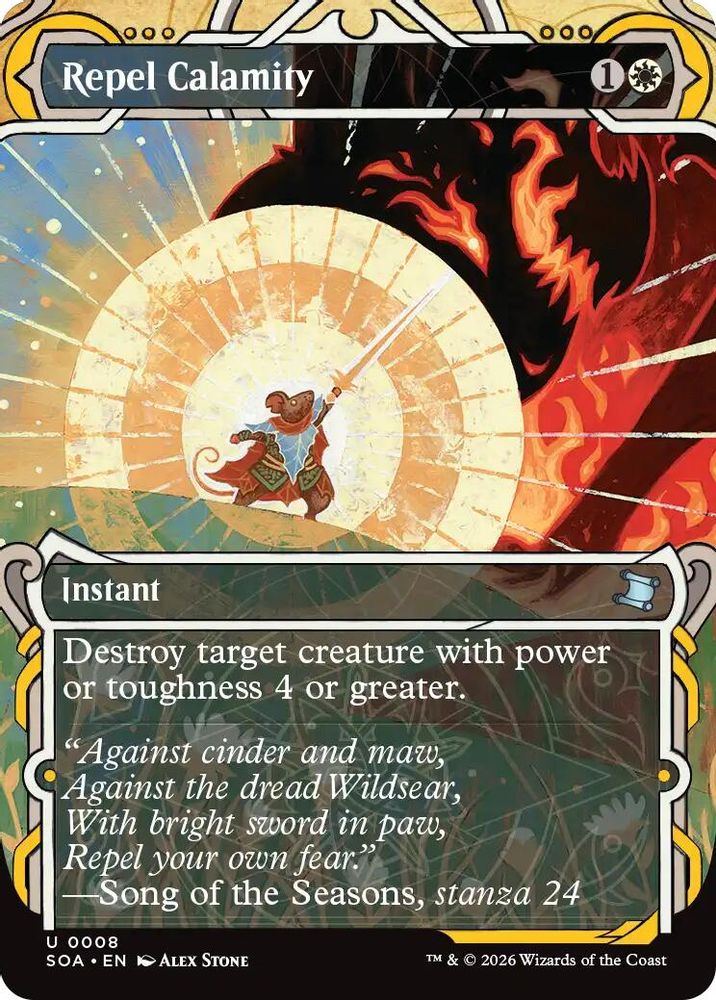 Repel Calamity · 8 · Secrets of Strixhaven: Mystical Archive · Non-foil