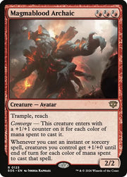 Magmablood Archaic · 123 · Secrets of Strixhaven · Foil