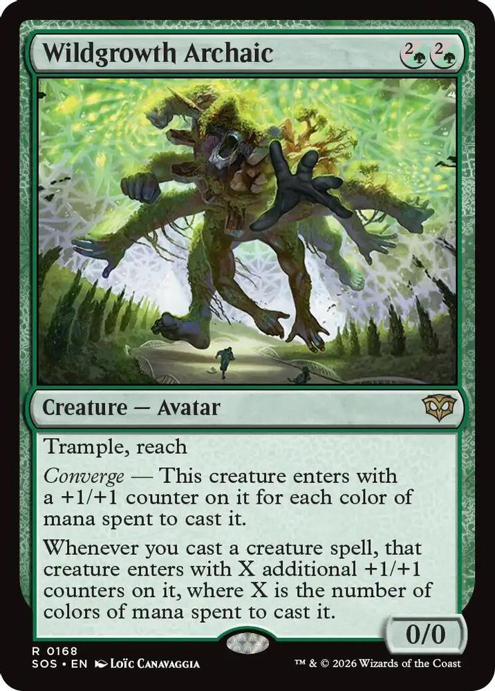 Wildgrowth Archaic · 168 · Secrets of Strixhaven · Non-foil
