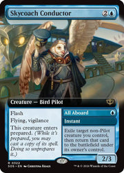 Skycoach Conductor (Extended Art) · 322 · Secrets of Strixhaven · Non-foil