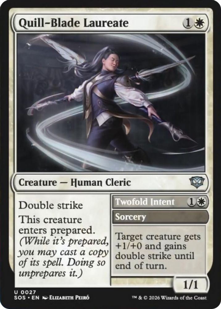 Quill-Blade Laureate · 27 · Secrets of Strixhaven · Non-foil