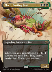 Blech, Loafing Pest (Borderless) · 298 · Secrets of Strixhaven · Non-foil