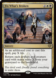 Fix What's Broken · 188 · Secrets of Strixhaven · Foil