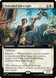 Informed Inkwright (Extended Art) · 311 · Secrets of Strixhaven · Foil